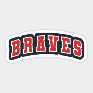 braves baseball Sticker